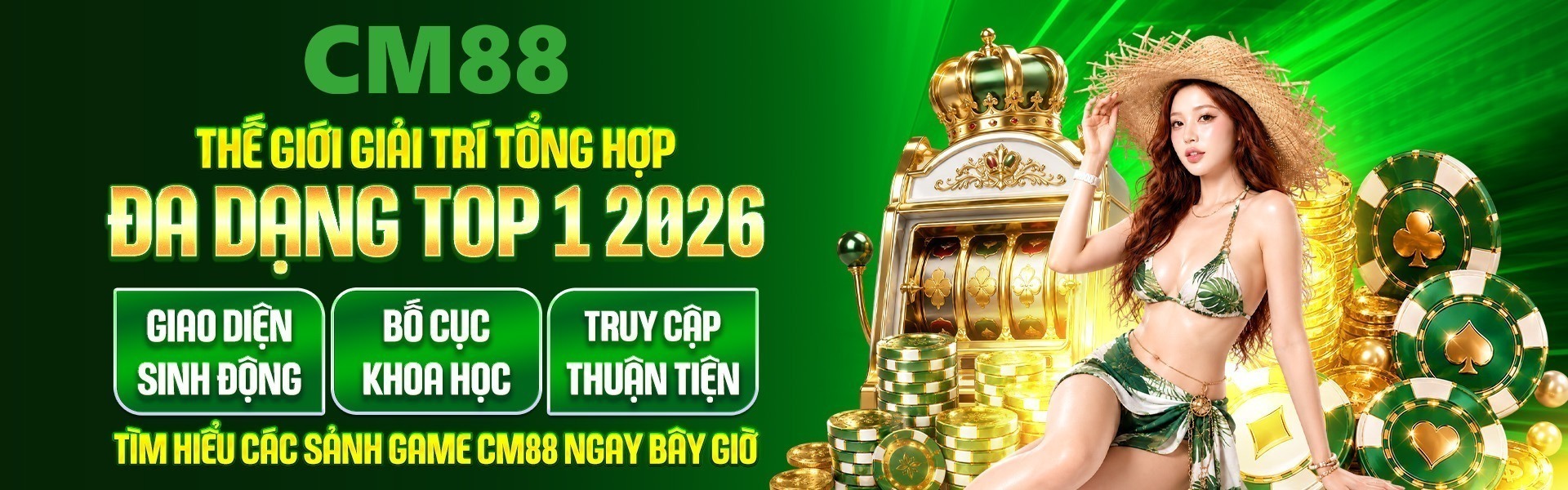 cm88 có thế giới giải trí online tổng hợp đa dạng xứng top 1 năm 2026 bay giờ